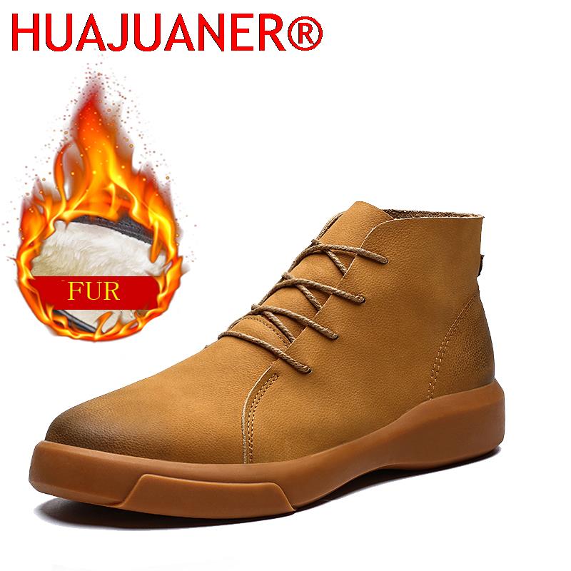 Vintage Fashion For Mens - Luxury Brand Winter Fur Warm Chelsea