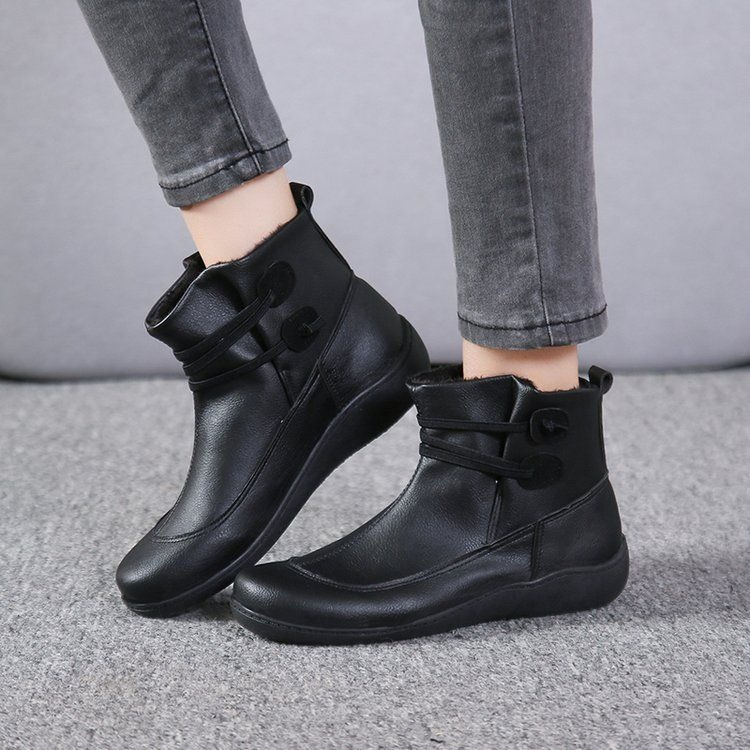 Women Vintage Round Toe PU Lea - đánh giá và giá Vintage Fashion For Mens