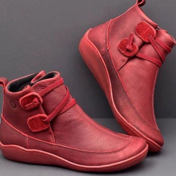 Women Vintage Round Toe PU Lea - đánh giá và giá Vintage Fashion For Mens