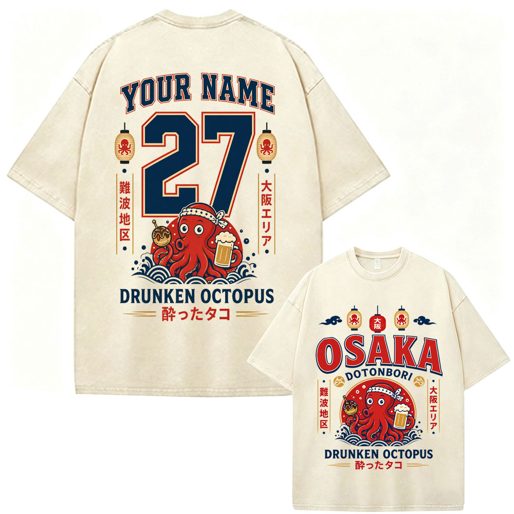 Osaka Dotonbori Drunken Octopu - đánh giá và giá Vintage Fashion Osaka