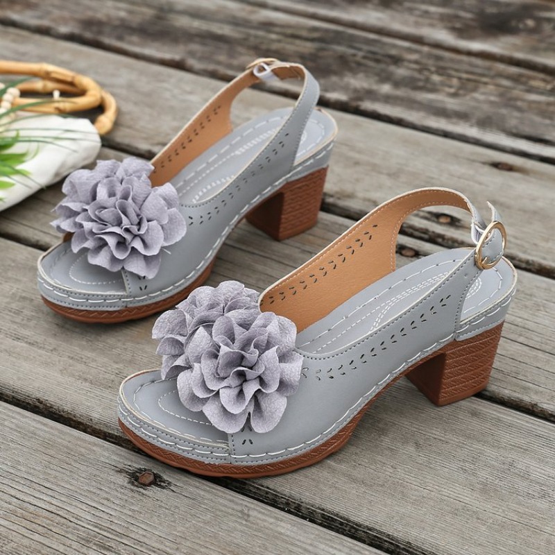 Vintage Flower Decorate Peep T - đánh giá và giá Vintage And Modern Fashion