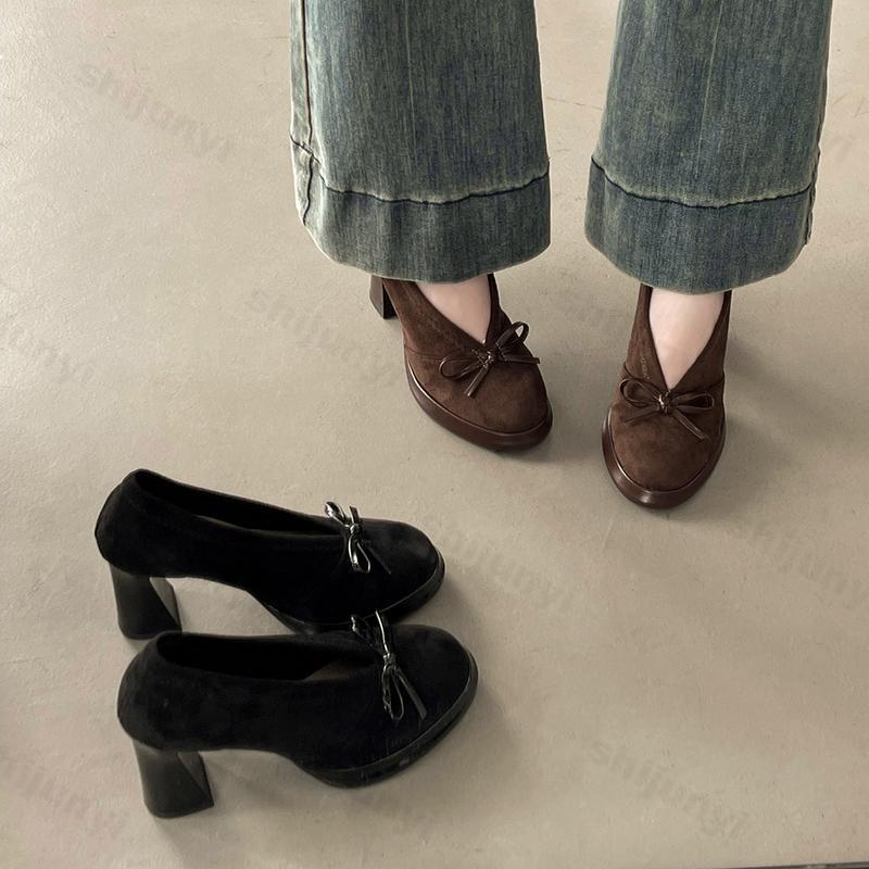 Women's High Heels 2025 Spring - đánh giá và giá Vintage Outdoor Fashion
