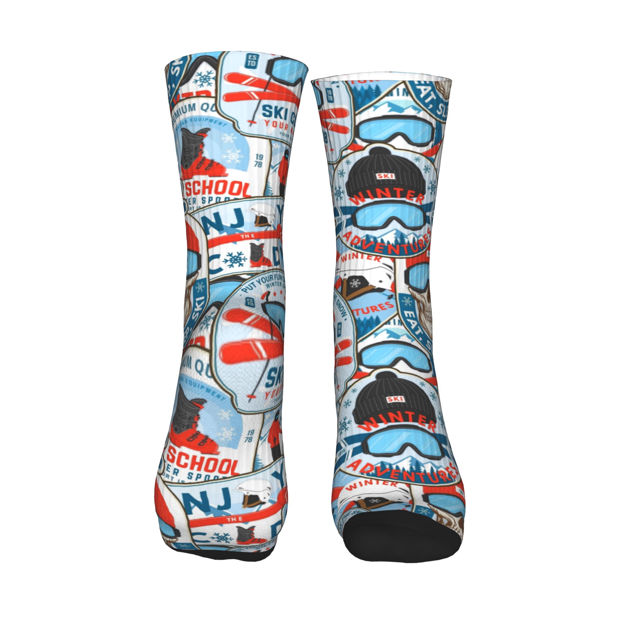 Vintage Red Blue Ski Club Seam - đánh giá và giá Vintage Fashion For Mens