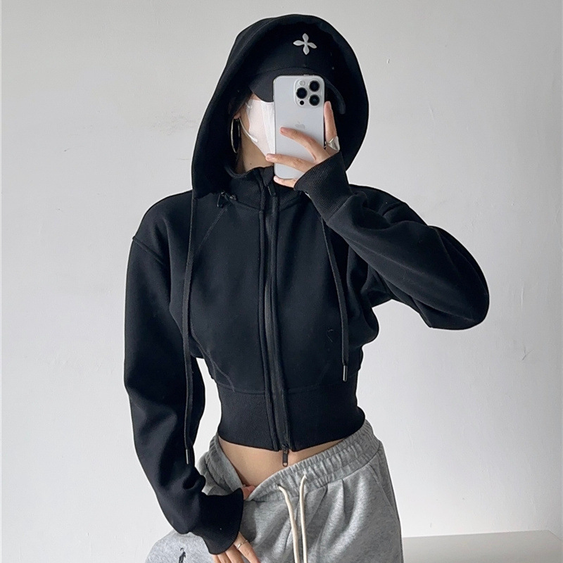 Women Crop Hoodie Sweatshirts  - đánh giá và giá Vintage Fashion Drawings