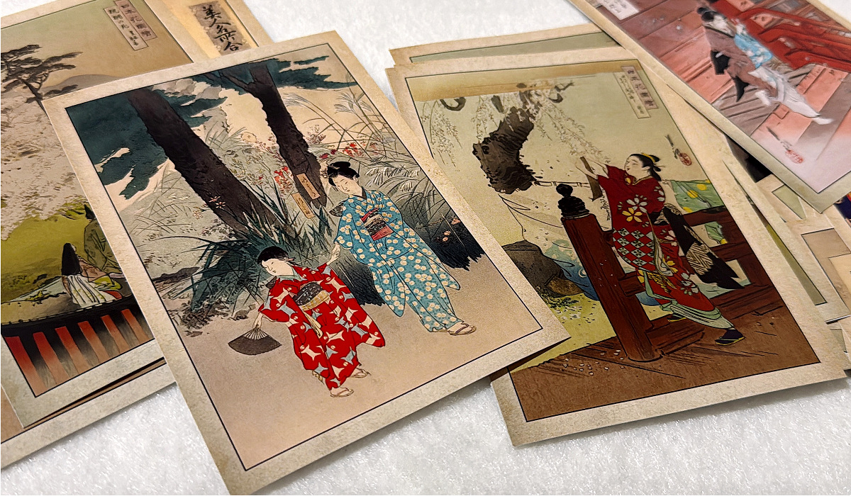 30Pcs Ogata Gekko Painting Pho - đánh giá và giá Vintage Fashion Journal