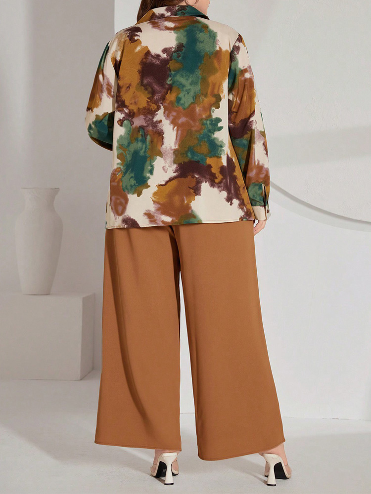 GIBSIE Plus Size Women Pant Se - đánh giá và giá Tie Dye Shirt Vintage