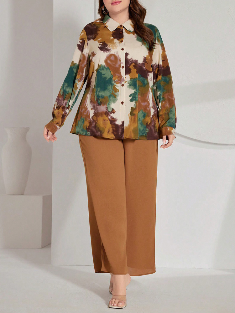 GIBSIE Plus Size Women Pant Se - đánh giá và giá Tie Dye Shirt Vintage