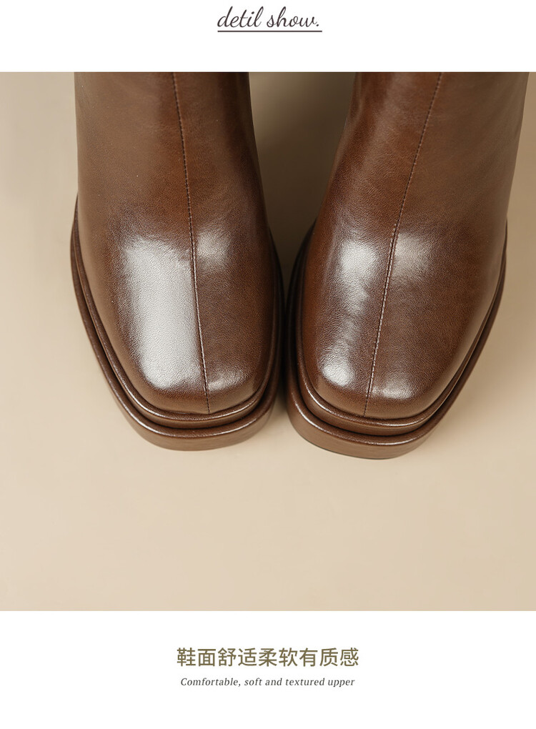 Autumn and Winter Soft Leather - đánh giá và giá Vintage Zipper