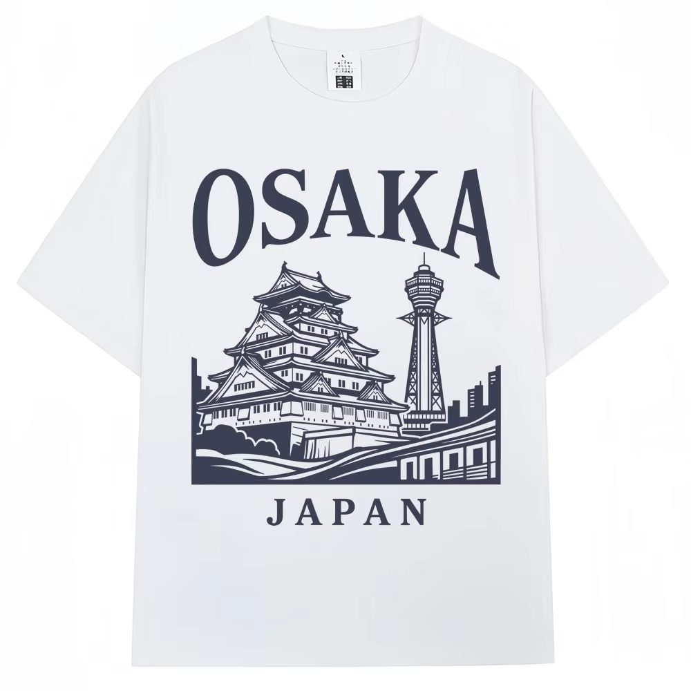 Japanese Style Osaka Print T-s - đánh giá và giá Vintage Fashion Osaka