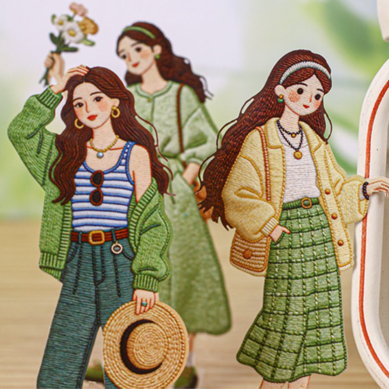Vintage Fashion Girl Sticker P - đánh giá và giá Vintage Fashion Journal