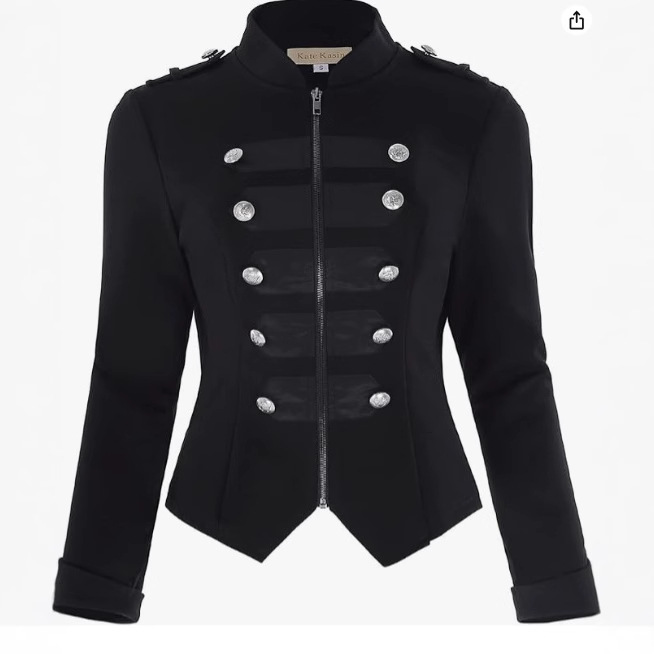 Women gothic punk jacket Slim  - đánh giá và giá Vintage Fashion Jacket