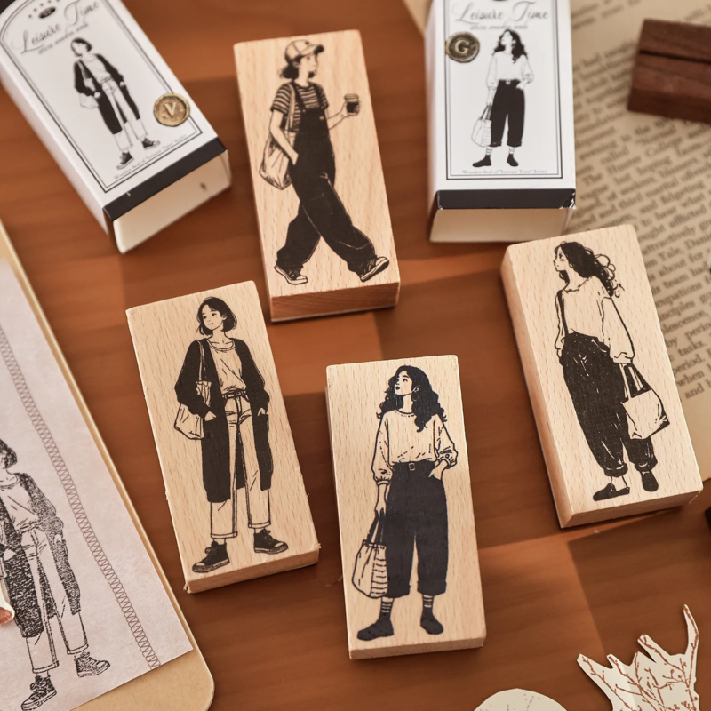 Creative Fashion Girl Wood Sta - đánh giá và giá Vintage Fashion Journal