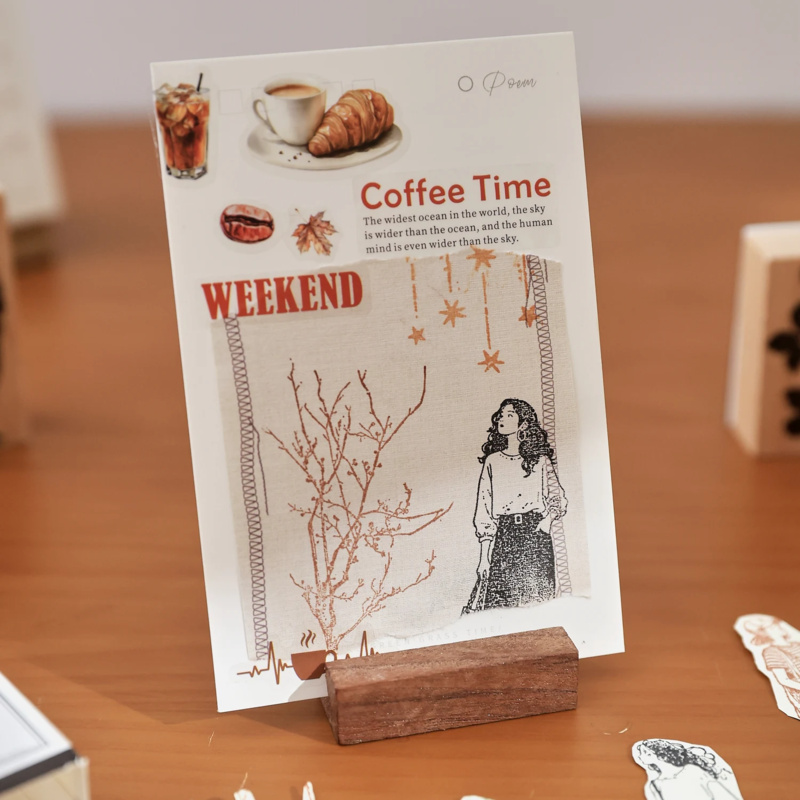 Creative Fashion Girl Wood Sta - đánh giá và giá Vintage Fashion Journal