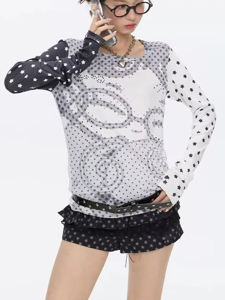 Y2k Aesthetic Long Sleeve T-sh - đánh giá và giá Vintage Fashion Women