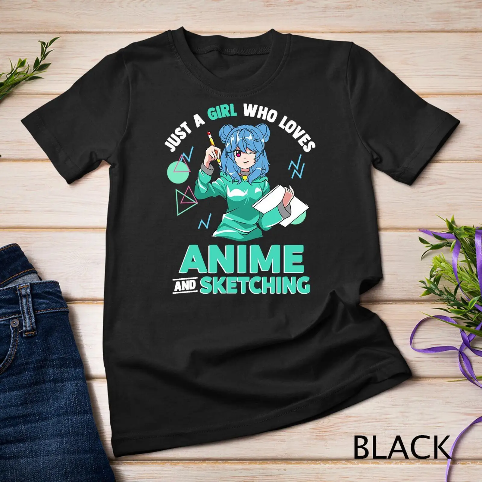 Just A Girl Who Loves Anime an - đánh giá và giá Vintage Fashion Drawings