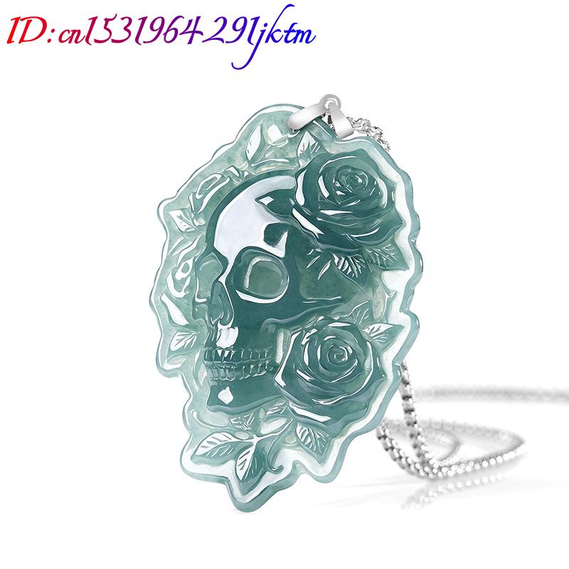 Natural Burmese Jadeite Skull  - đánh giá và giá Vintage Fashion Women