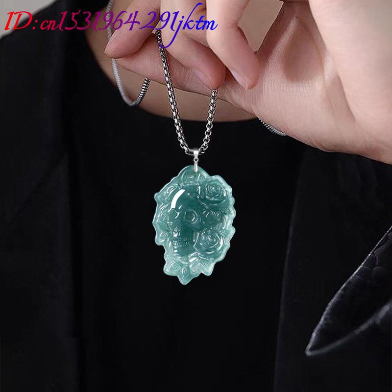 Natural Burmese Jadeite Skull  - đánh giá và giá Vintage Fashion Women
