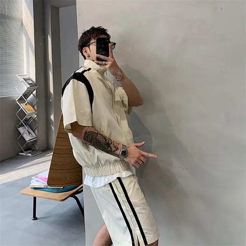 Men Color‑Block Tracksuit Summ - đánh giá và giá Vintage Zipper