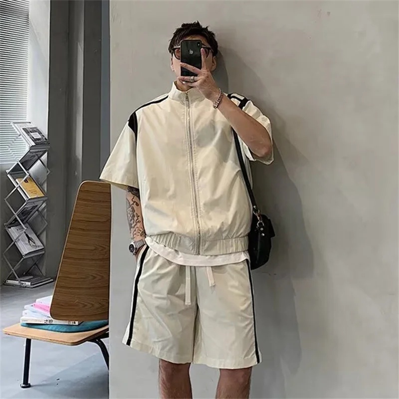 Men Color‑Block Tracksuit Summ - đánh giá và giá Vintage Zipper