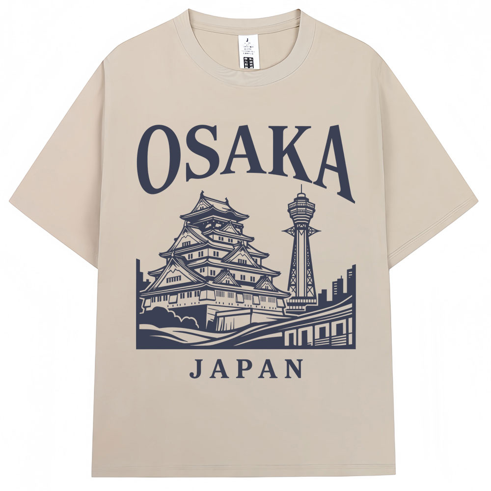 Japanese Style Osaka Print T-s - đánh giá và giá Vintage Fashion Osaka