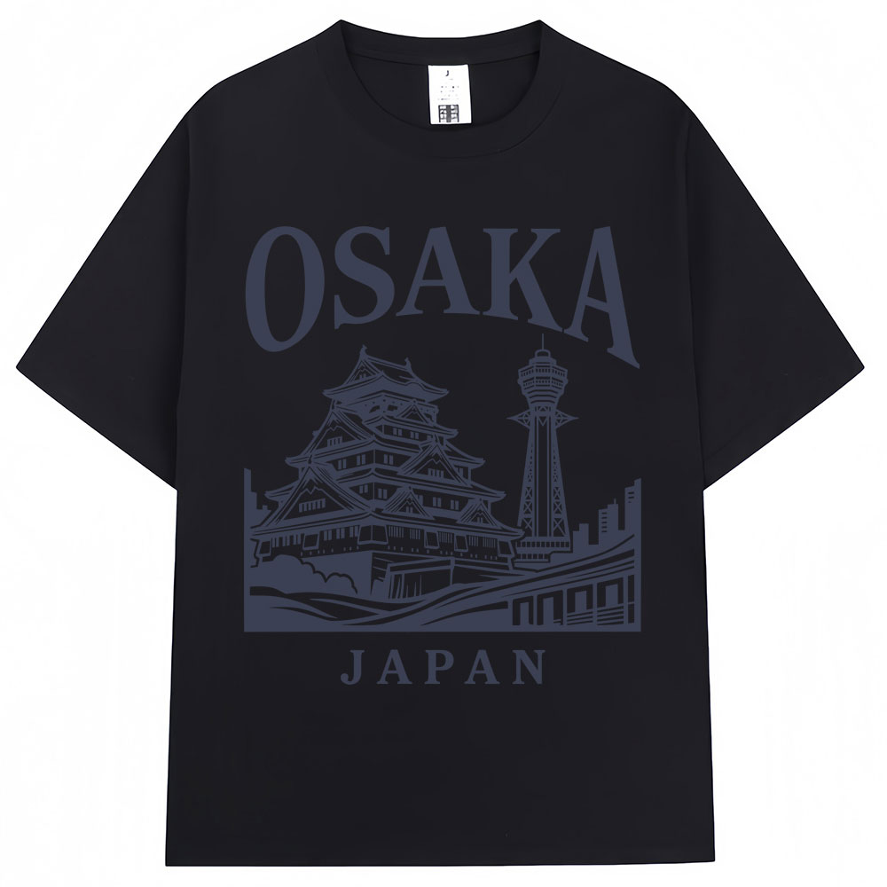 Japanese Style Osaka Print T-s - đánh giá và giá Vintage Fashion Osaka